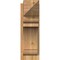 Ekena Millwork Olympic Rough Sawn Arts and Crafts Outlooker, Western Red Cedar, 8"W x 20"D x 24"H OUT08X20X24OLY03RWR - alternate 2